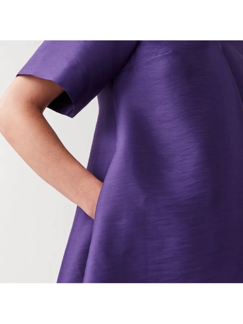 NWT Royal Purple COS A-Line Dress 💜✨ - Picture 5 of 8